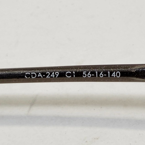 Cote D Azure Womens Smoke Gray Sparkle Eyeglasses Frames Full Rim CDA 249 - Picture 6 of 6